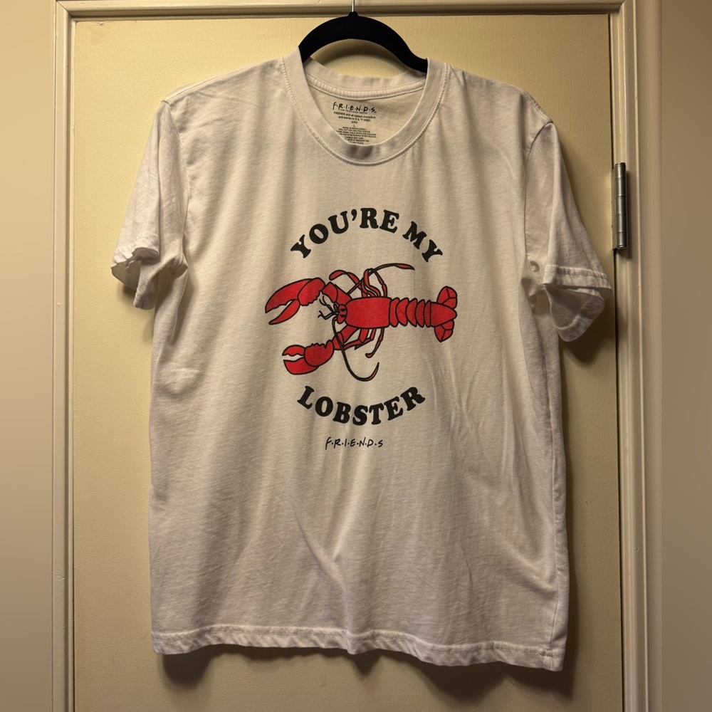 FRIENDS White and Red Lobster Tee